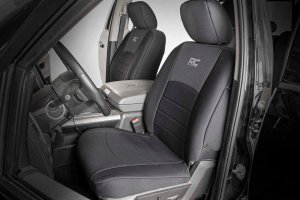 Ram 2500 Seat Covers - Front + Rear - Rough Country - Neoprene - '11-'18